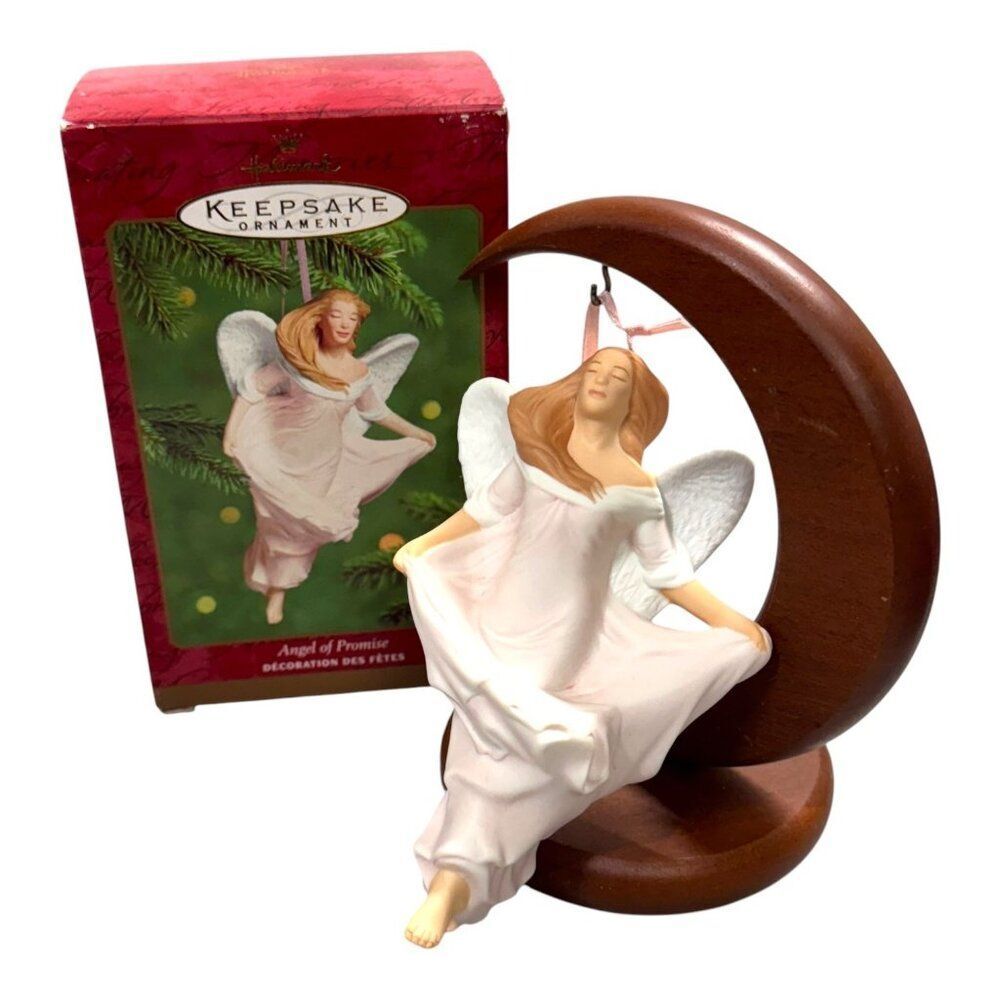 Hallmark 2000 Angel Of Promise Keepsake Ornament Patricia Andrews Breast Cancer
